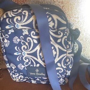 Vera Bradley Navy and Cream Crossbody Bag